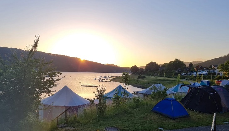 Zeltwiese w Campingplatz Rursee Camping