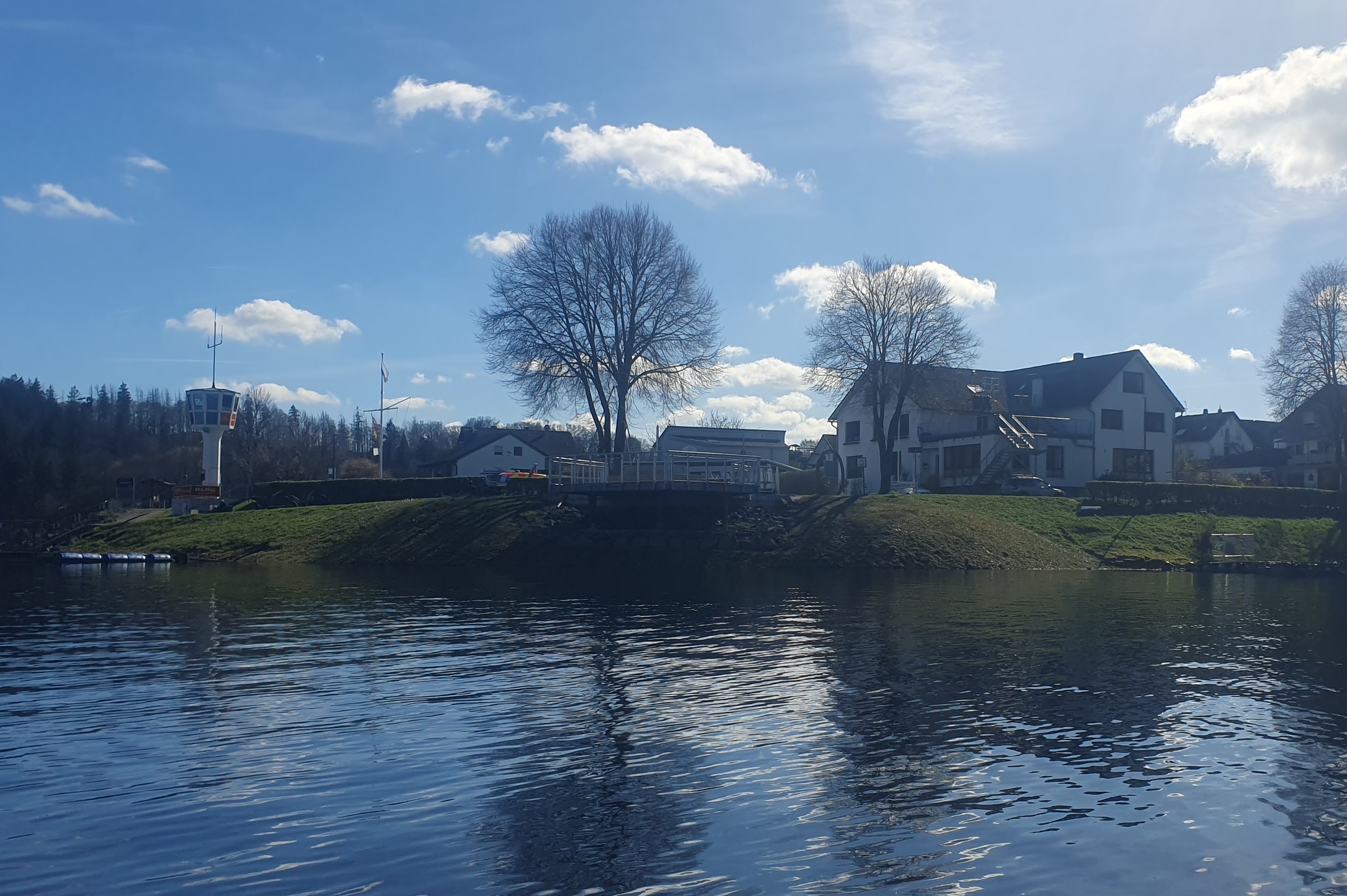 Blick vom Wasser aus
